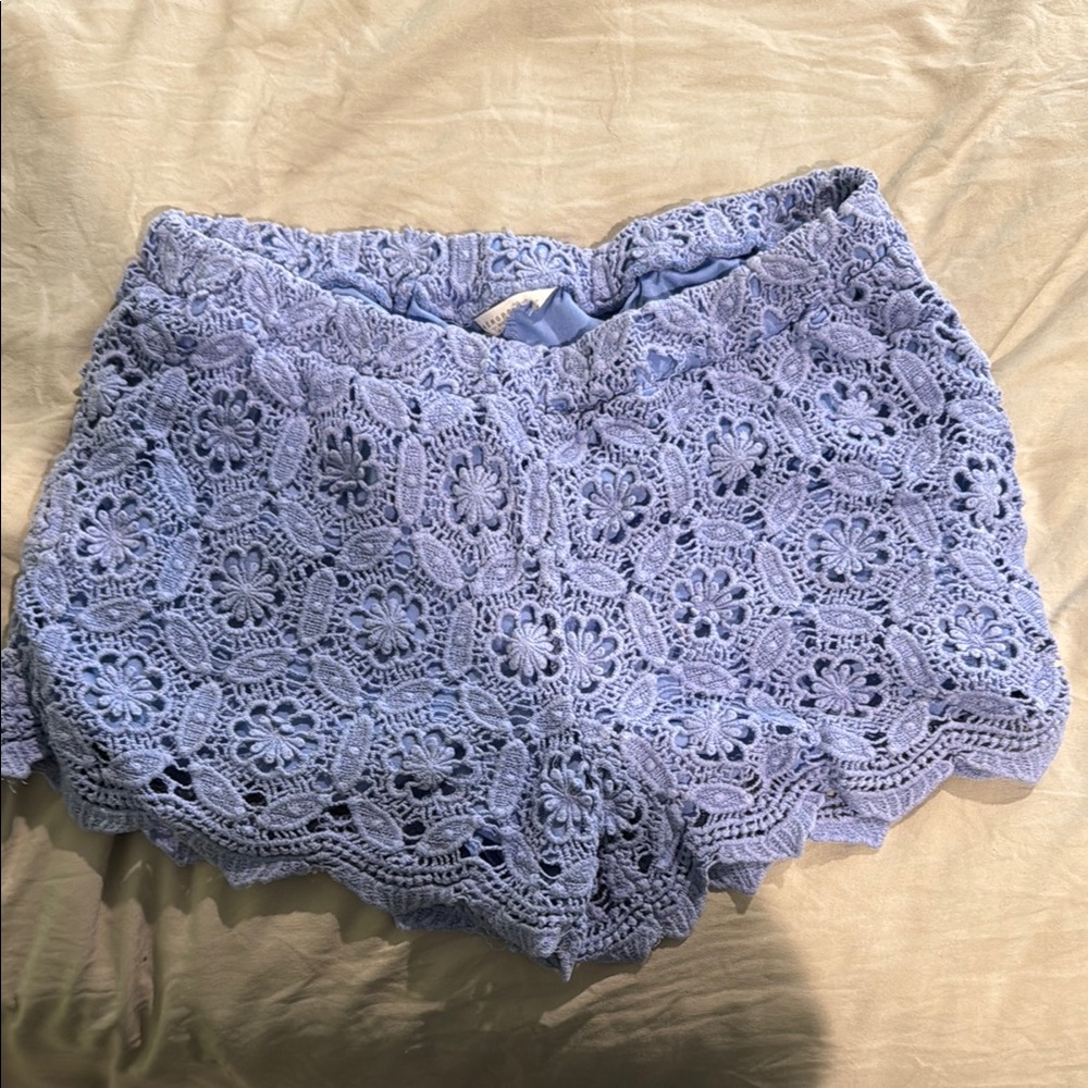 Blue Lace Women's Shorts